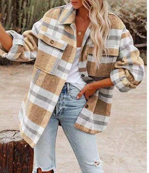 REMI | FASHIONABLE FLANNEL SHACKET