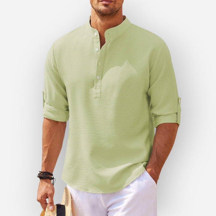 JOSEPH | STYLISH RUFFLED LINEN SHIRT