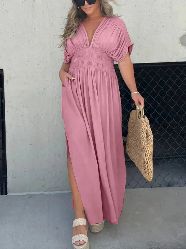 Cambria™ | V-Neck Maxi Dress