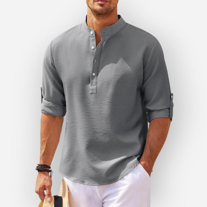 JOSEPH | STYLISH RUFFLED LINEN SHIRT