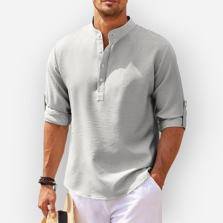 JOSEPH | STYLISH RUFFLED LINEN SHIRT