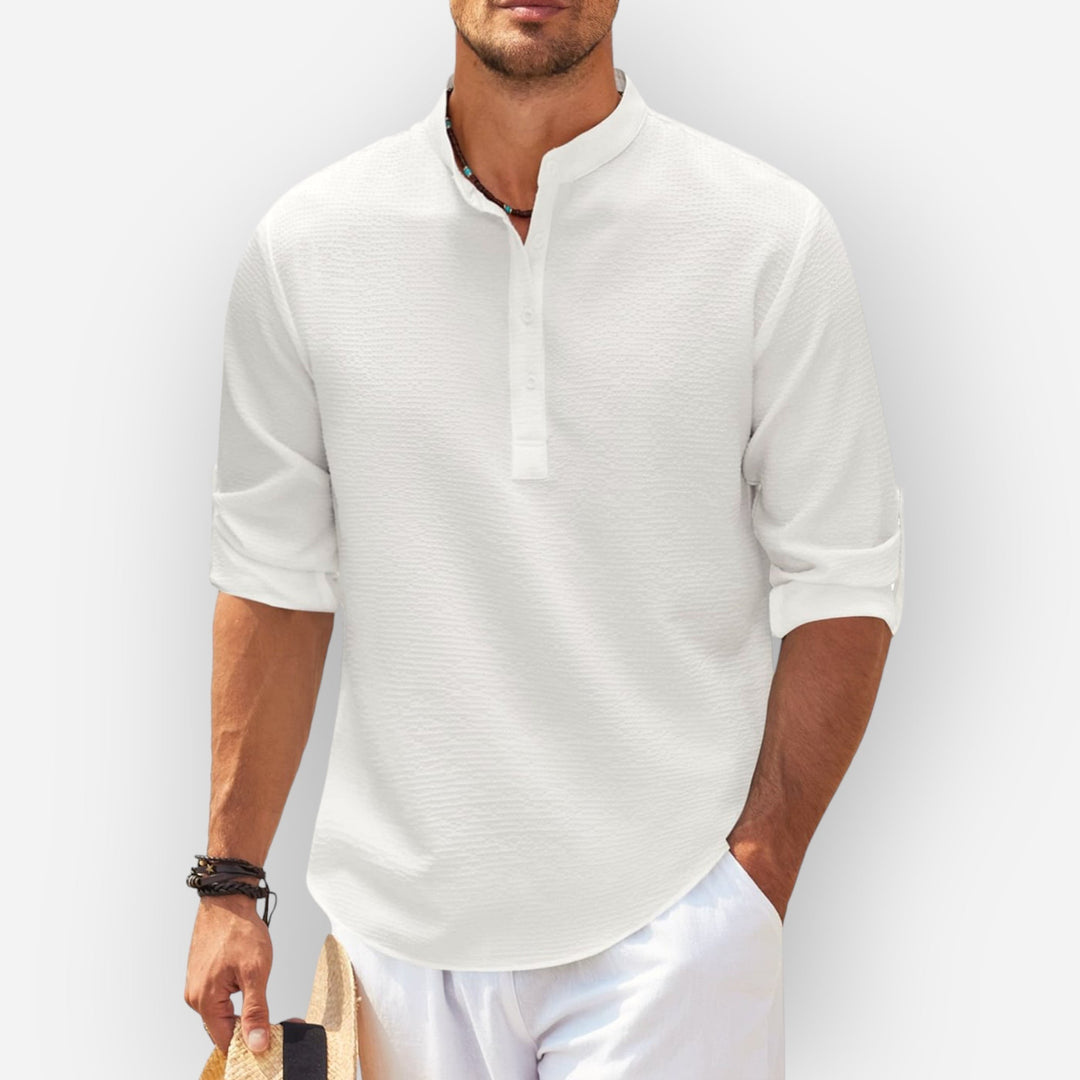 JOSEPH | STYLISH RUFFLED LINEN SHIRT