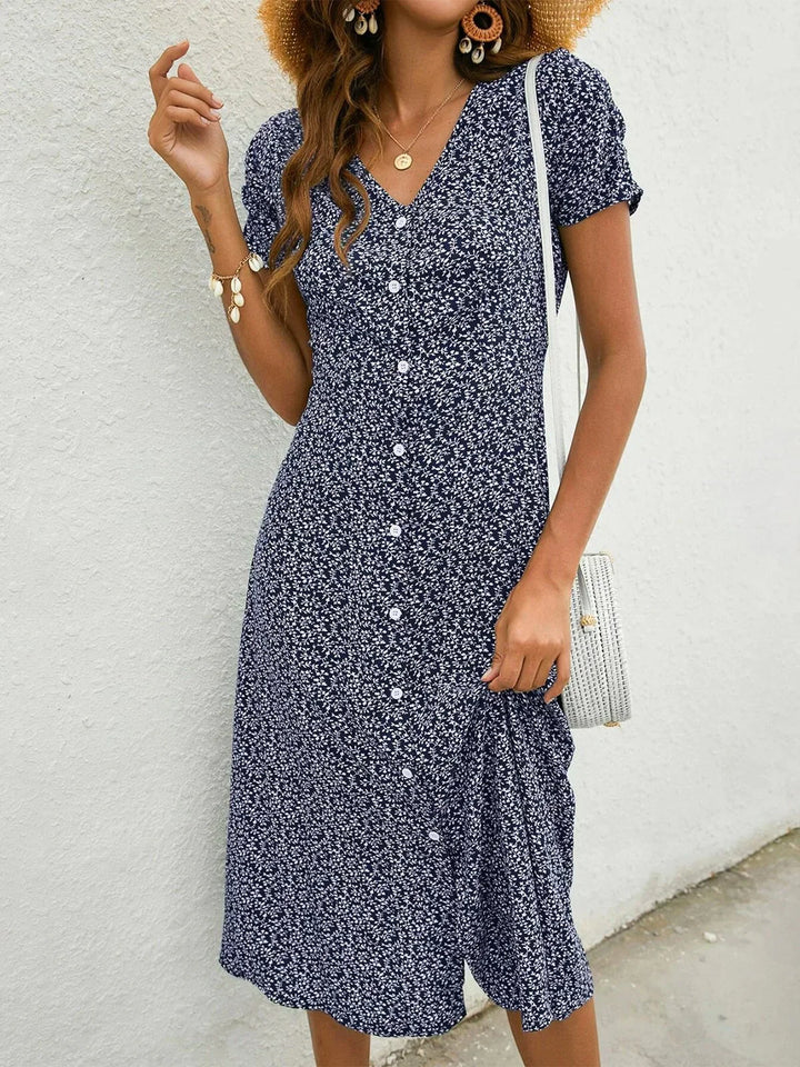 Evangeline™ | Elegant Button Down Dress