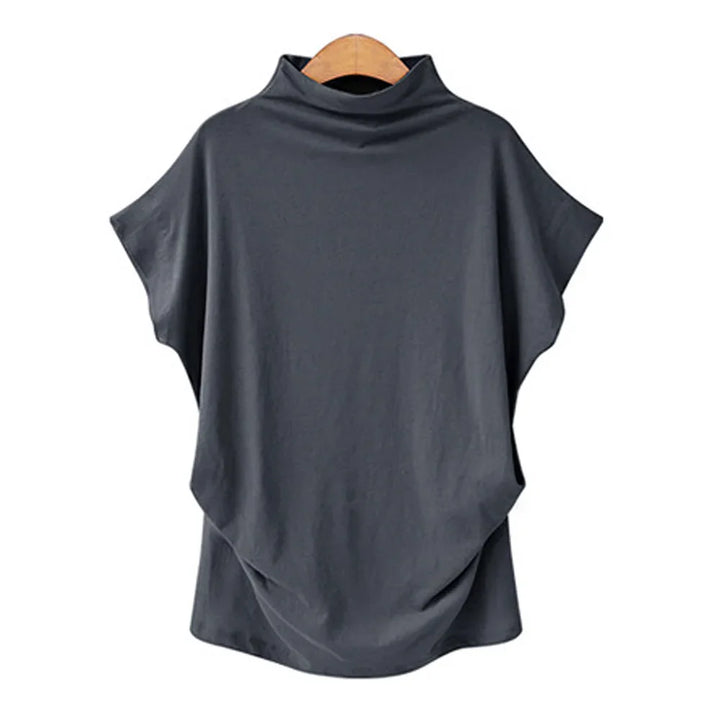 Vespera™ | Short Sleeve - Loose Turtleneck Top