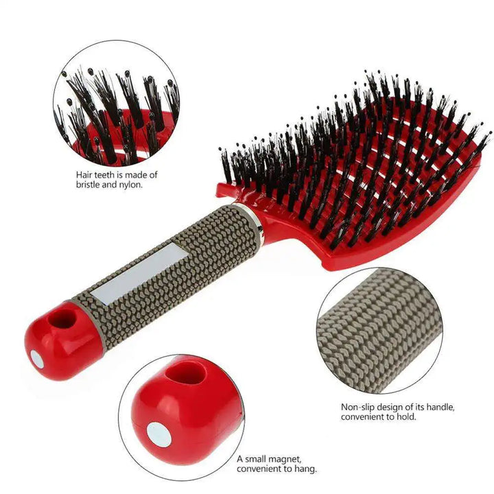 TangleEase | Painless Detangling for Silky Smooth Hair - Salon Quality Hairbrush