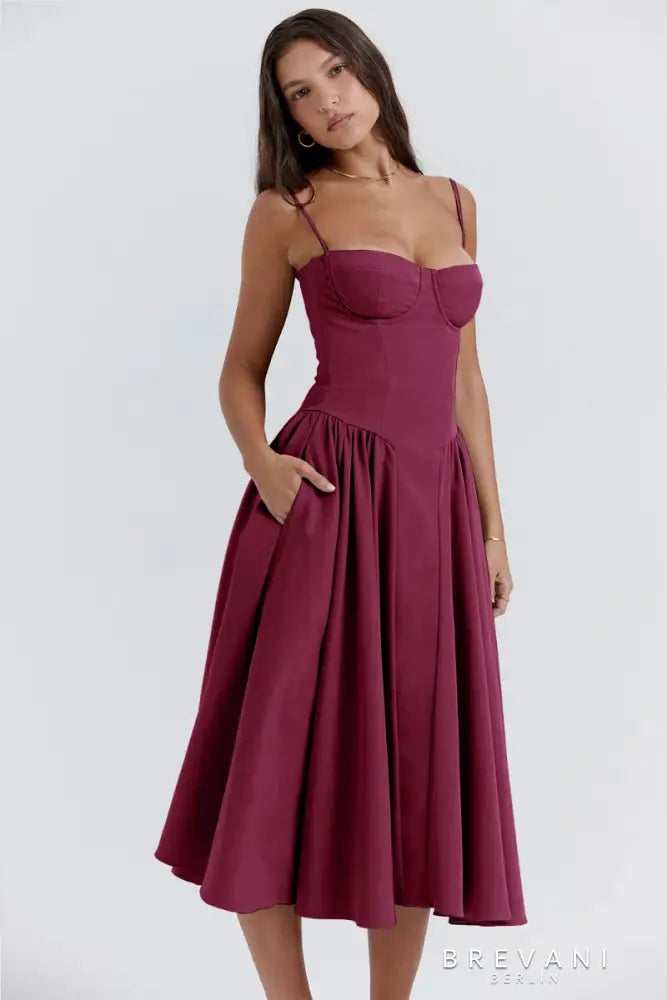 Vanya™ | Elegant Corset Maxi Dress