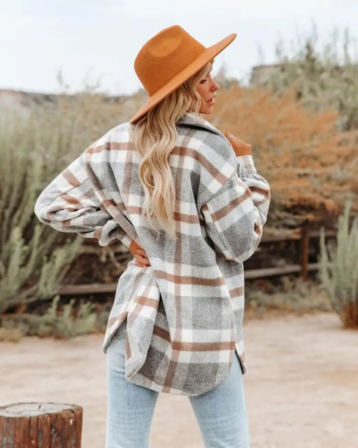 REMI | FASHIONABLE FLANNEL SHACKET