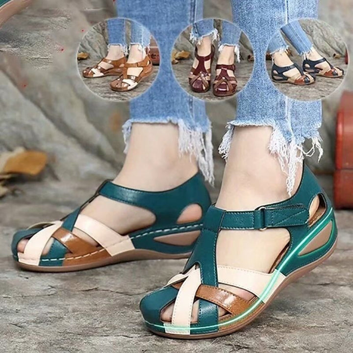 Els™ | Soft Summer Sandals with Low Heels